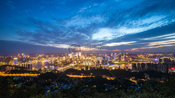 重庆全景夜景图片