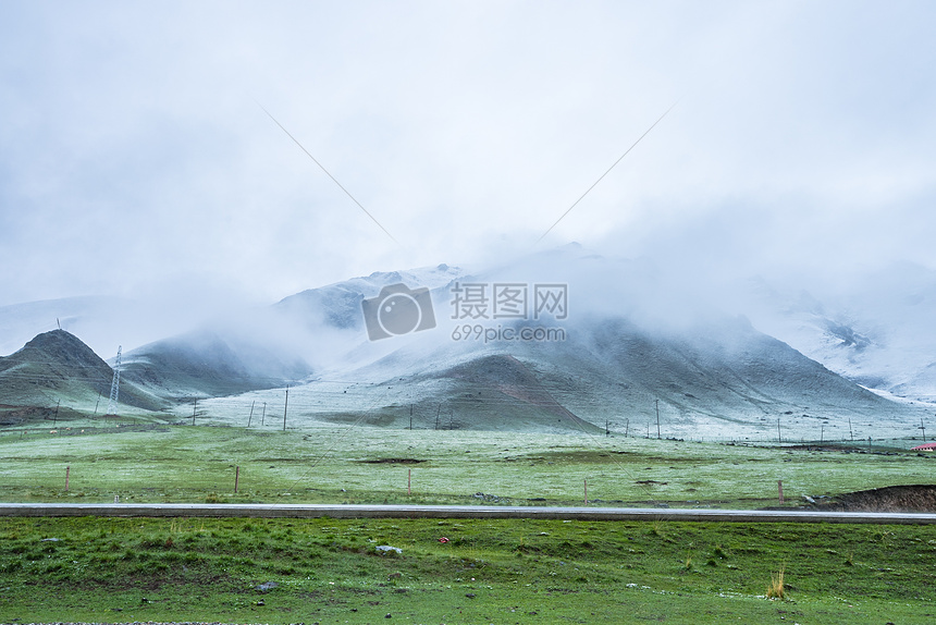 ‘~祁连山草原雪山公路  ~’ 的图片