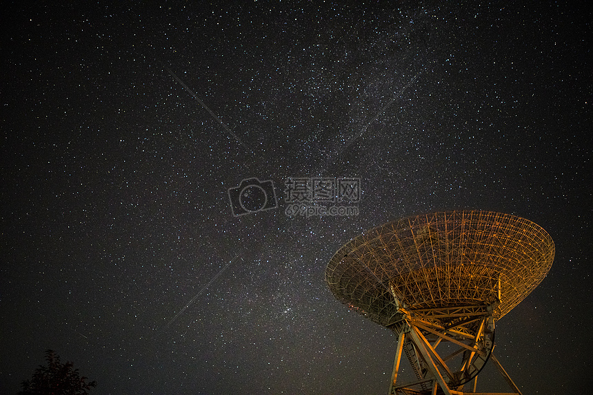 银河星轨满天星图片