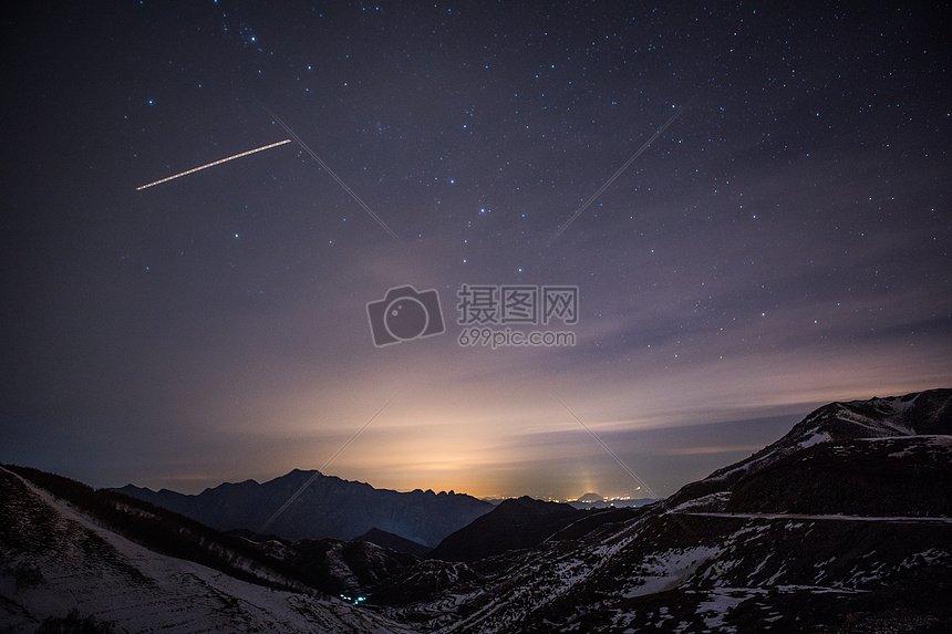 银河星轨满天星图片