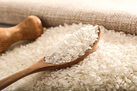 大米长粒米稻花香高清图片