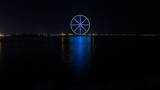 湖南常德柳叶湖司马楼夜景图片