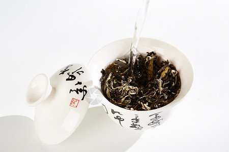 茉莉花茶玫瑰茉莉花茶高清图片