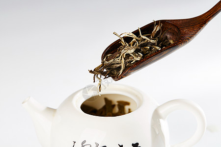 泡茶玫瑰茉莉花茶高清图片