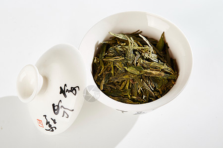 冲泡菊花茶龙井茶背景