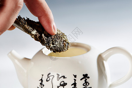 老君眉茶泡茶图片