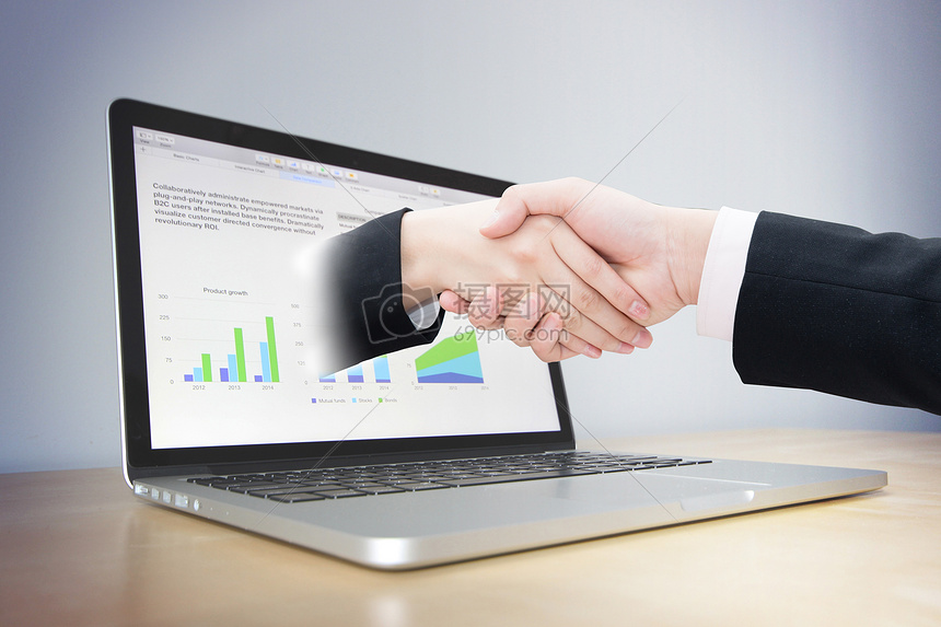 电子商务洽谈合作图片素材_免费下载_jpg图片