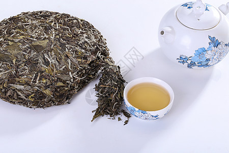 白牡丹茶叶图片