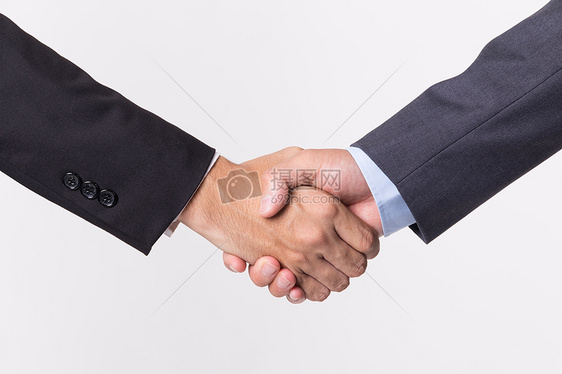 商业人像握手合作图片