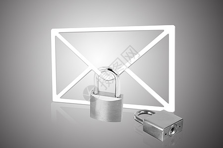 邮件锁图片邮件保护概念设计图片