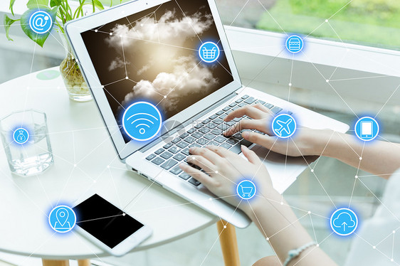 电脑云端手机数据连接