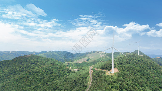 宁波最美的风车公路背景图片