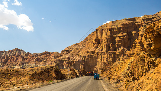 塔里木沙漠公路独库公路背景