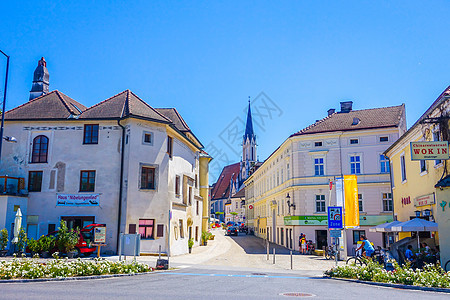 欧洲小镇背景图片