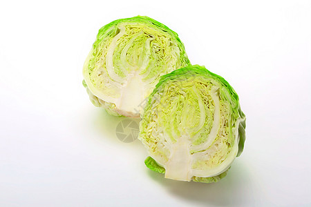 圆白菜绿色蔬菜白菜卷高清图片