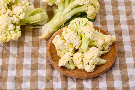 菜花凉拌美食高清图片