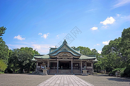 日本灯会日本大阪城公园背景