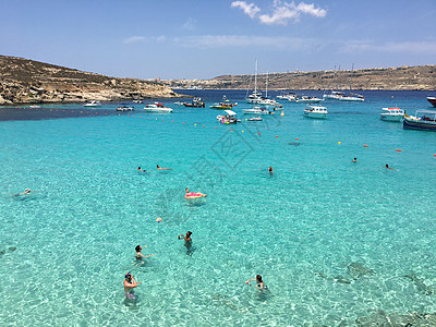 清凉海边夏天海边度假背景