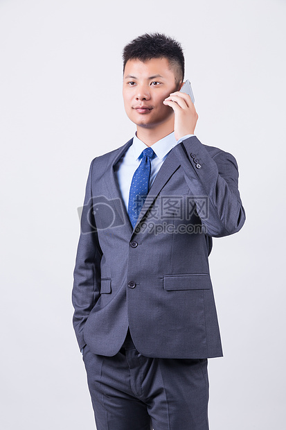 商务男士白领电话图片