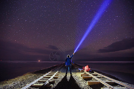 人与星空素材星空背景