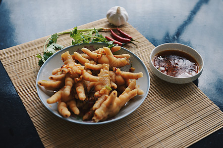 泡椒凤爪小食肉鸡爪高清图片