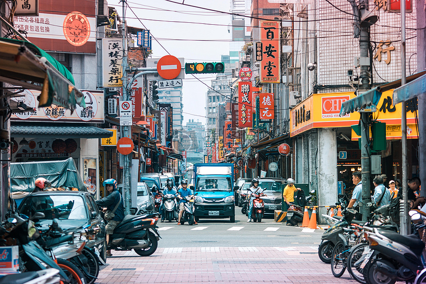 台湾街道图片