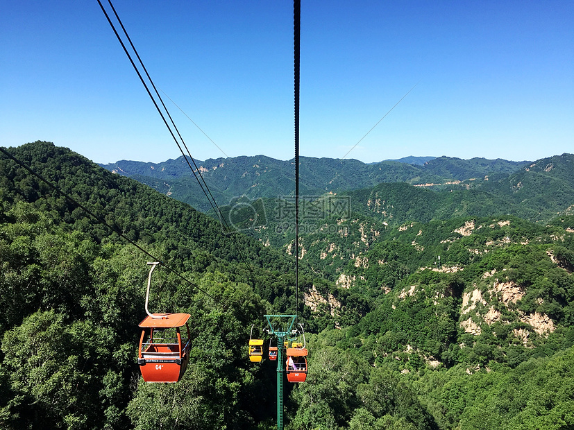 驼梁 缆车 驼梁风景区
