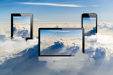 电子产品与云服务高清图片
