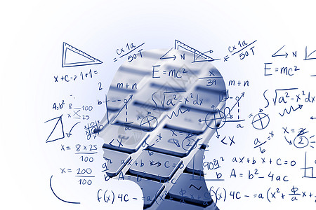 思考公式数学科技高清图片