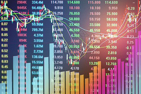 股票走势图背景图片
