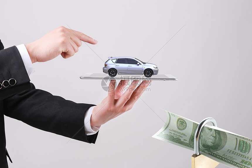 汽车市场金融经济图片