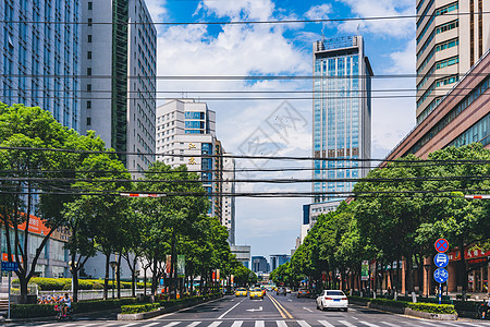 街道斑马线背景图片