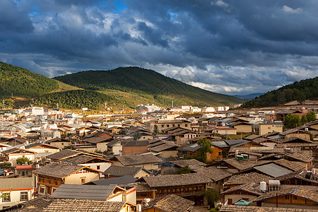 香格里拉古城背景