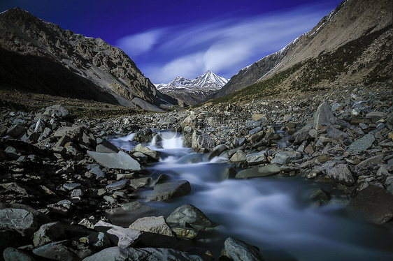 青海岗什卡雪山图片