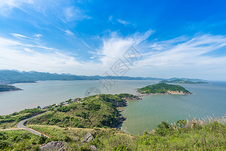 浙江温州风景温州苍南海滨风情背景