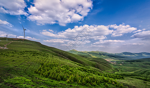 五花山美丽张北草原天路背景