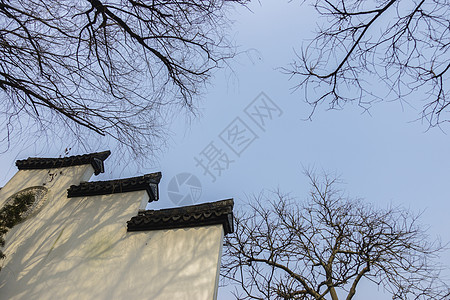 中国风水墨的极简风格艺术背景图片