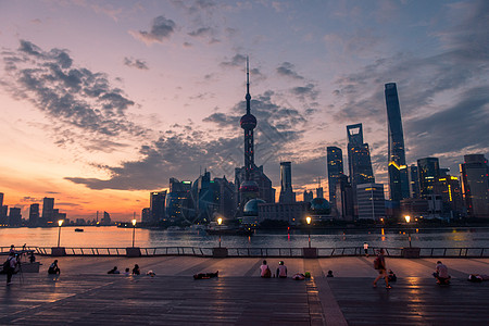 上海外滩城市夜景高清图片
