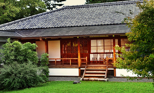 日式餐厅居酒屋日本建筑背景