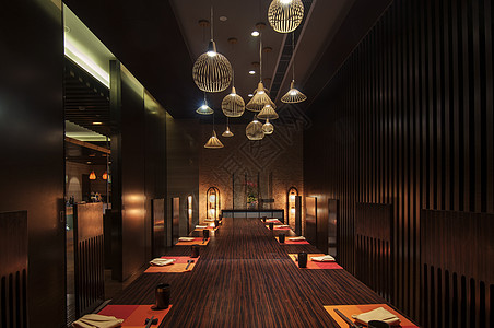 日式餐厅日式酒店高清图片