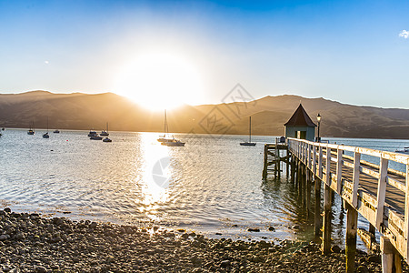 帆船海浪凯库拉海边背景