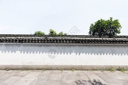中式的围墙素材图片