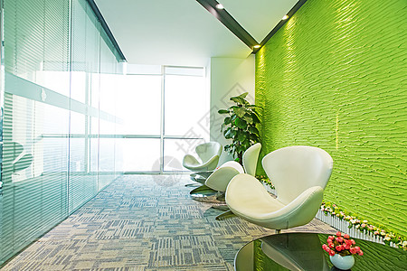 现代休闲区办公环境室内设计背景