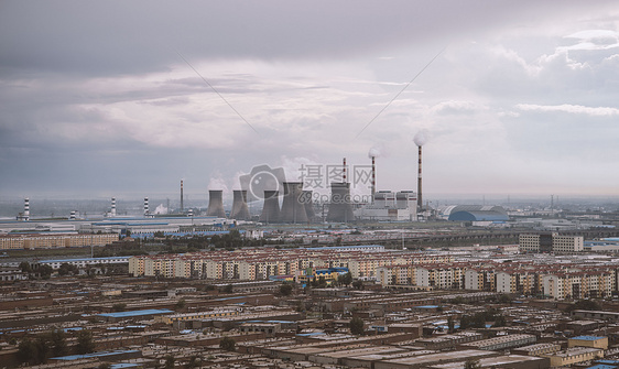 排污的工厂图片