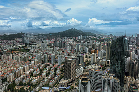 鸟瞰城市图片