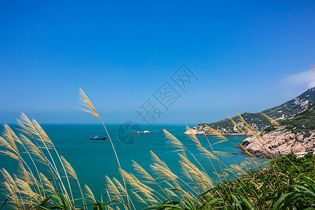 礁石东极岛海岛风光背景