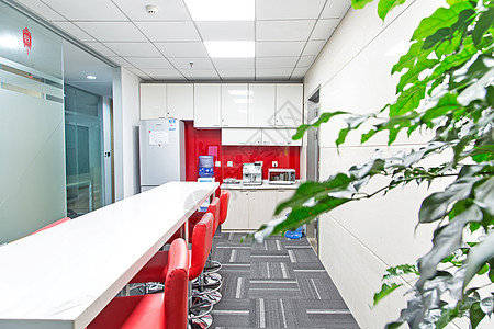 办公室茶水间现代商务办公空间环境休闲区背景