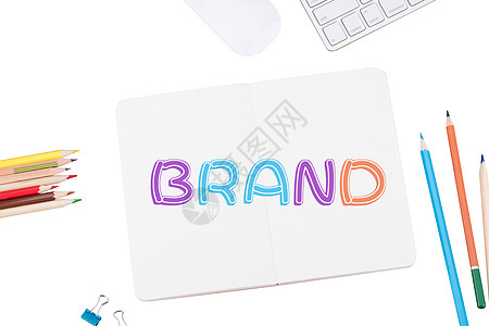 用户运营卡纸上的BRAND图下载设计图片