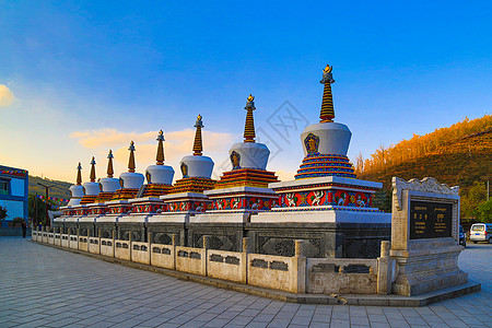 青海旅拍塔尔寺背景