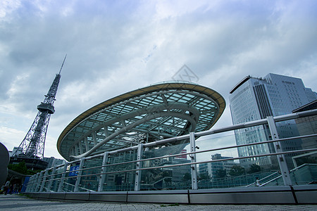 日本城市日本名古屋建筑背景